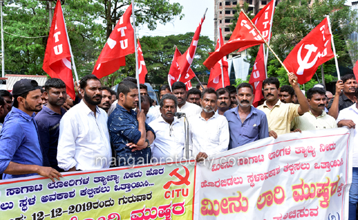 Fish lorry drivers strike